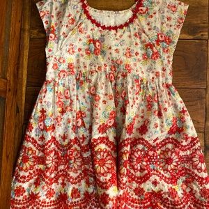 Pippa & Julie Little Girl Spring Embroidered Dress